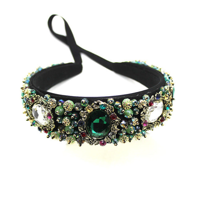 Baroque Fashion Heavy Industry Luxury Headband