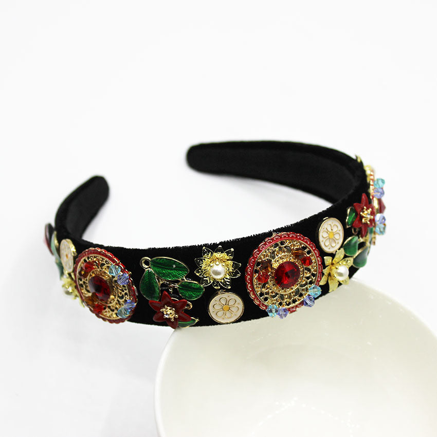 Baroque Fashion Heavy Industry Luxury Headband