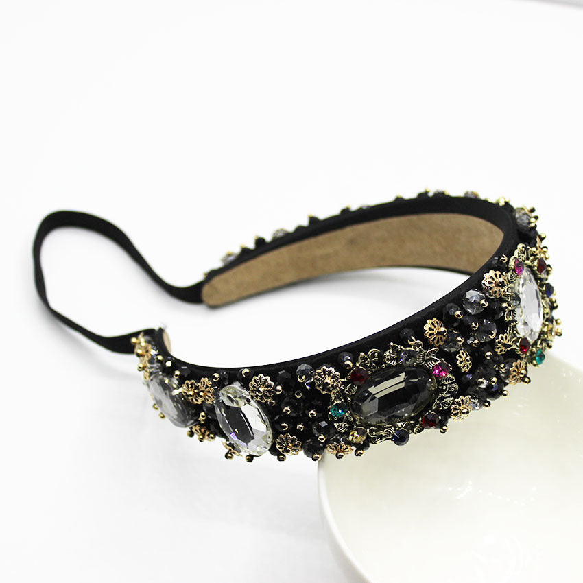 Baroque Fashion Heavy Industry Luxury Headband