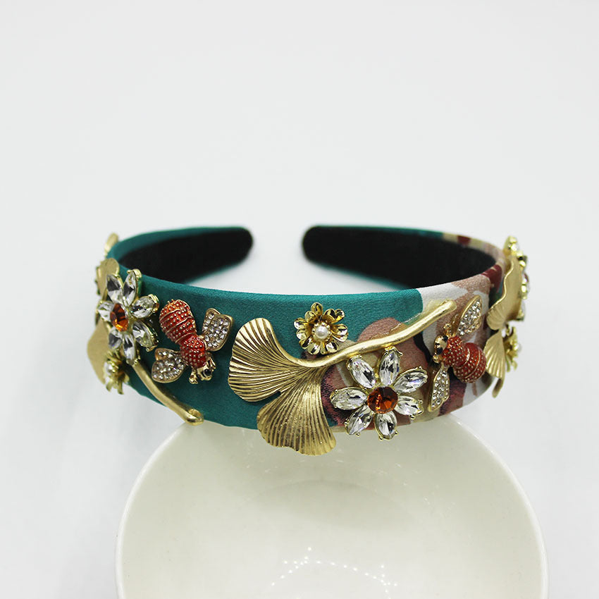 Baroque Fashion Heavy Industry Luxury Headband